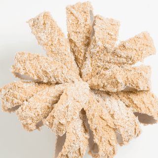 Taupe Burlap Flower Pick - Joy By