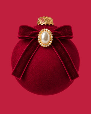 The Burgundy Ornament Set - Joy By