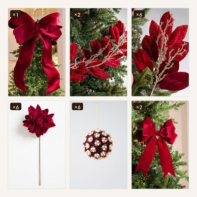 The Burgundy Tree Set
