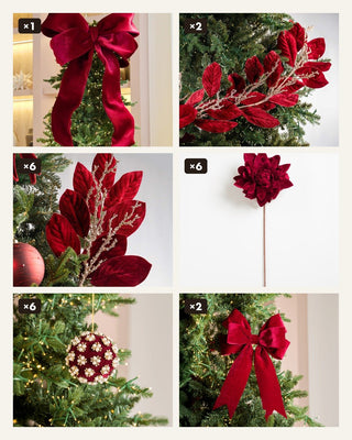 The Burgundy Tree Set - Joy By