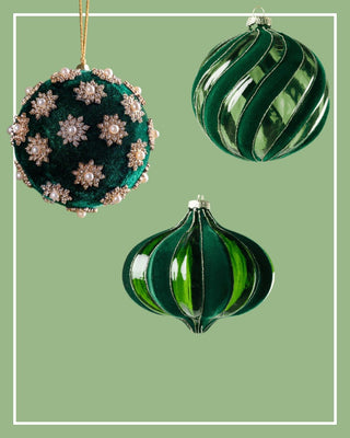 The Emerald Ornament Set - Joy By