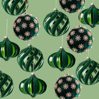 The Emerald Ornament Set - Joy By