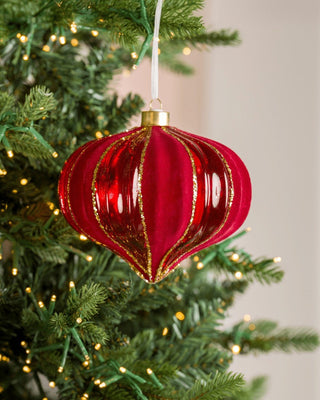 The Red & Green Ornament Set - Joy By