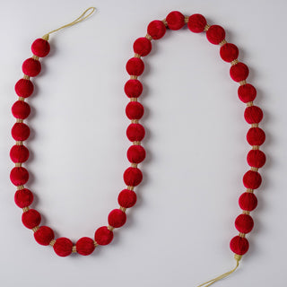 Velvet And Crystal Lace Ball Garland - Joy By