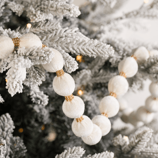 Velvet And Crystal Lace Ball Garland - Joy By