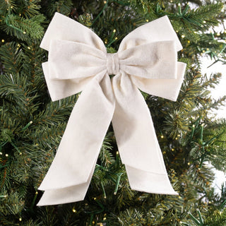 Velvet Clip - On Bow - Joy By