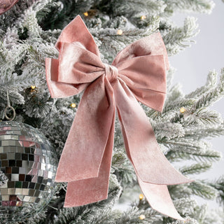 Velvet Clip - On Bow - Joy By