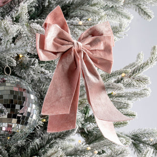 Velvet Clip - On Bow - Joy By