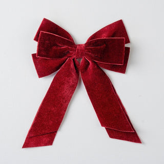 Velvet Clip - On Bow - Joy By