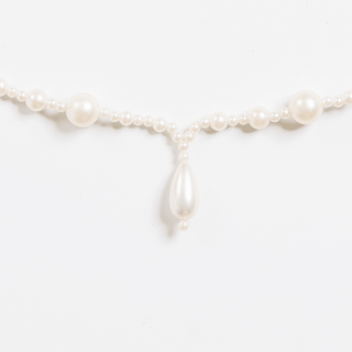 White Silver Crystal Clear Ornament - Joy By