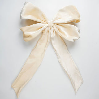 Wired Velvet Bow Topper (3.2ft) - Joy By