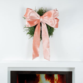 Wired Velvet Bow Topper (3.2ft) - Joy By